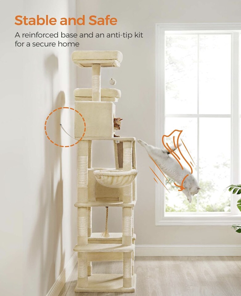 Reinforced base and anti-tip kit attached to the wall